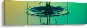 Obraz kropli wody (170x50 cm)