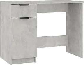 Biurko 100 cm w kolorze szarego betonu D6-P64