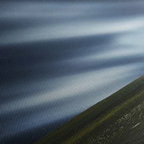 Obraz zorzy polarnej nad wrzosowiskami (125x70 cm)