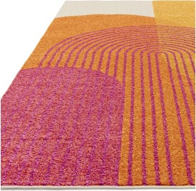Żółty/pomarańczowy dywan 120x170 cm Muse Orange Retro – Asiatic Carpets