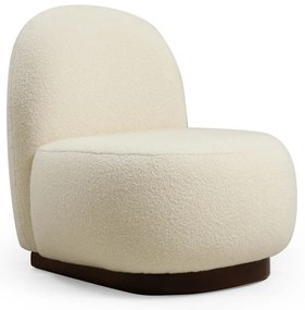 Fotel Tina Bouclet White