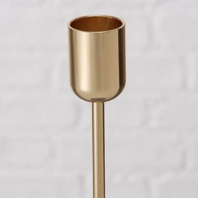 Świeczniki metalowe na jedną świecę TELMO, 2 sztuki