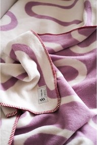 Różowy koc 150x200 cm Swirl – noo.ma