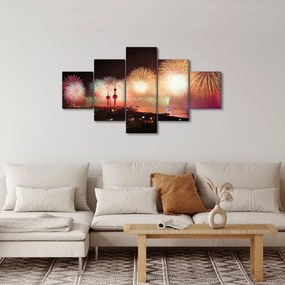 Obraz fajerwerków (125x70 cm)