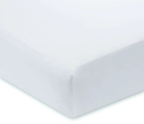 Białe prześcieradło z satyny bawełnianej z gumką 275x275 cm Luxury Cotton Sateen – Bianca