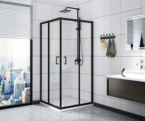 KABINA CALANI VITO 80cx80 BLACK