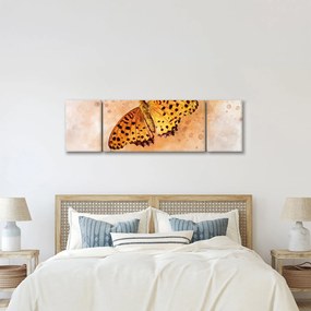 Obraz - Pomarańczowy motyl, akwarela (170x50 cm)