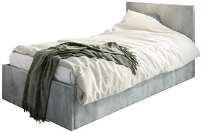 Popielate łóżko z pojemnikiem G7-S51