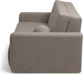 Sofa rozkładana Nido trzyosobowa 140 cm z pojemnikiem - beżowa boucle Quelle 16