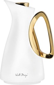 Termos w biało-złotym kolorze 1 l Alessia – Vialli Design