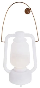 Zewnetrzna Lampa stołowa biała IP44 z głośnikiem bluetooth - Storm MusicDesignerski Oswietlenie zewnetrzne