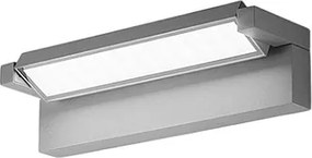 Wyświetlacz - Kinkiet LED 36W CCT 3000K-4000K, regulowany w zakresie 340°, 2900 lm, IP65, 36 cm, jasnoszary - Perenz