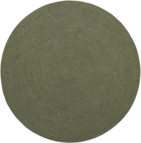 Zielony okrągły dywan odpowiedni na zewnątrz z włókien z recyklingu ø 150 cm Despas – Kave Home