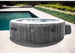 Jacuzzi dmuchane dla 6 osób ø 216 cm głębokość 71 cm Bubble Greywood Deluxe 6 AP – Intex