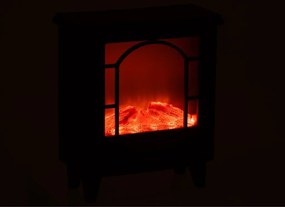 Dekoracja LED kominek COZY WARM 40x35 cm, czarny