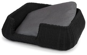 Antracytowe legowisko dla psów 75x85 cm Mio Anthracite M – MiaCara