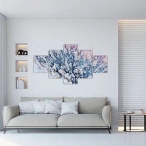 Obraz ośnieżonych drzew (125x70 cm)