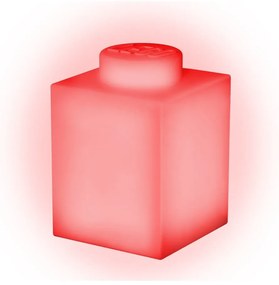 Czerwona silikonowa lampka nocna LEGO® Classic Brick