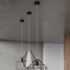 Lampa wisząca UMBERTO czarna SOLLUX  LIGHTING