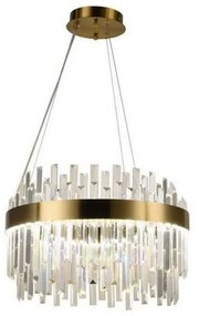 LED ściemnialny żyrandol na linkach LED/70W/230V 3000-6500K złoty + DO