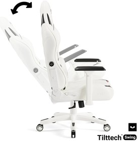 Fotel gamingowy Diablo X-Ray 2.0 King Size, biało-czarny