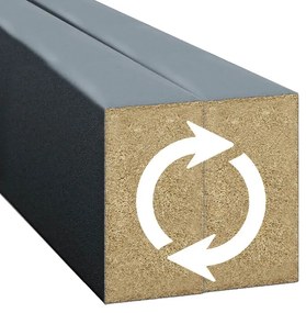 Antracytowe lamele ścienne 15 szt. Z1-K27