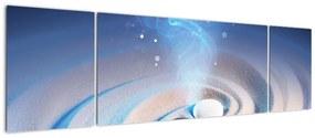 Obraz - Eteryczny yin-yang (170x50 cm)