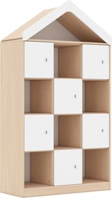 Duży regał szkolny domek Blox BASE 110 index 4PP-3R-6F1-D