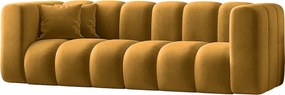 Sofa modułowa trzyosobowa Grand, tkanina Salvador, Żółty