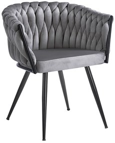 Krzeso Widny z czarnego aksamitu