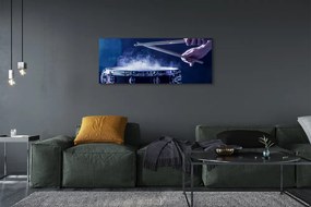 Obraz drukowany na płótnie Rytmiczne Uderzenie Perkusji