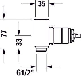 Duravit korpus podstawowy do podtynkowej baterii umywalkowej