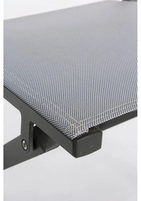 Szare metalowe krzesło ogrodowe Elin – Bizzotto
