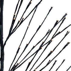 Zewnetrzna Choinka czarna 200 cm z LED IP44 - Vixen Oswietlenie zewnetrzne