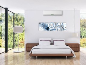 Obraz - Abstrakcja geometryczna (170x50 cm)