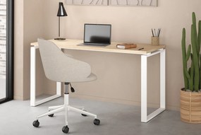 Biurko loft na płozach Sign 150 jackson hickory/biały mat