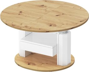 Regulowany ławostół z szufladą Primo Max dąb