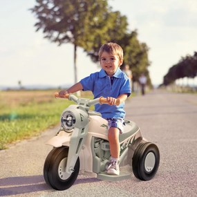 AIYAPLAY Elektryczny Motorower dla Dzieci, 6V Motorower dla Maluchów z Muzyką, Bąbelkami 2,5-3 km/h, dla Dzieci 2-5 Lat