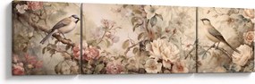 Obraz - Obraz ptaka w stylu vintage (170x50 cm)