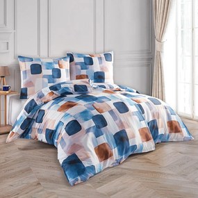BedTex Pościel satynowa Echo, 160 x 200 cm, 2x 70 x 80 cm, 160 x 200 cm, 2 szt. 70 x 80 cm