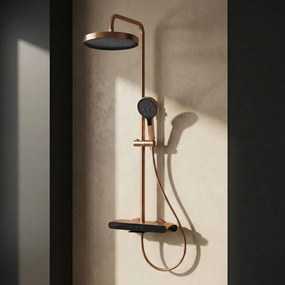 Zestaw Prysznicowy REA Farel Miedź Szczotkowana