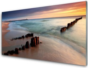 Szkło nad Blatem Tropikalne Wybrzeże Oceanu