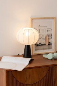 Lampka nocna TOBIE z bawełnianym abażurem, Ø 25 cm