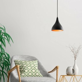 Lampa wisząca Berceste - N-1395, czarna