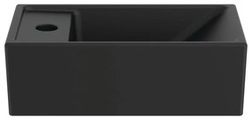 Ceramiczna umywalka w kolorze matowej czerni 37x21 cm i.Life S – Ideal Standard