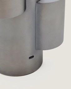 Czarna metalowa lampa stołowa LED ze ściemniaczem (wysokość 26,5 cm) Adrina – Kave Home