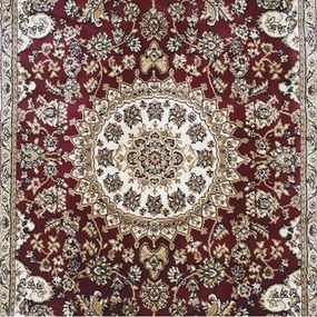 Dywan klasyczny Venezia Ornament czerwono-kremowy 80 cm x 150