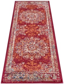 Dywan klasyczny Luxor Rozeta czerwony 80 cm x 240 cm