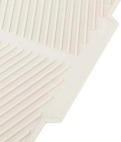 Silikonowa mata do suszenia naczyń ze stojakiem na talerze, 43,5 x 33 x 8,5 cm