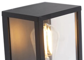 Zewnetrzna Przemysłowy Kinkiet / Lampa scienna czarny 26 cm IP44 - CharloisPrzemysłowy Oswietlenie zewnetrzne